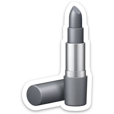 gray color lipstick without any one only lipstick  sticker