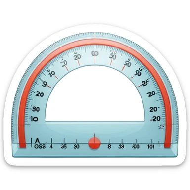 "📏" This emoji is for ruler. Then make an emoji for protractor. Which is real emoji type like the given emoji...no make protractor  sticker