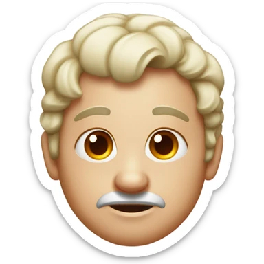 big pimple on the forehead sticker