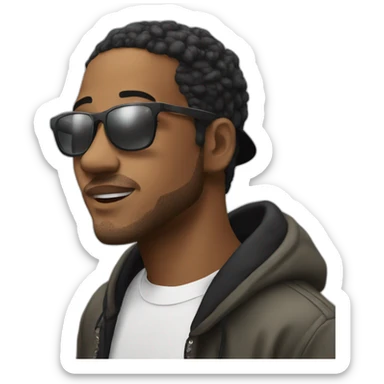 Le rappeur lorenzo sticker