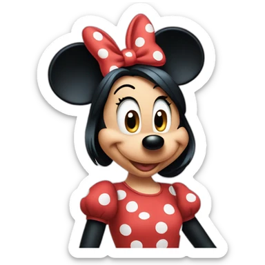  Classic Minnie Mouse  sticker