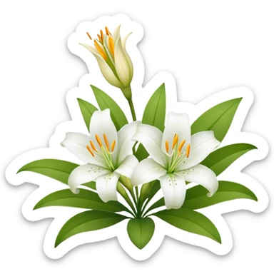Wild lillies  sticker