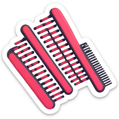 air cushion comb for hair with flexible base sticker