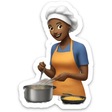 Mom Cooking  sticker