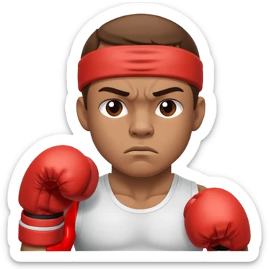 Boxer, calm sticker