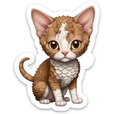 Devon rex sticker