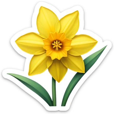a Daffodil sticker