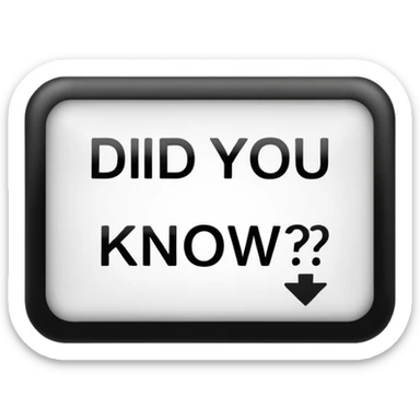  Did You Know?  sticker