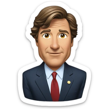 tucker carlson sticker