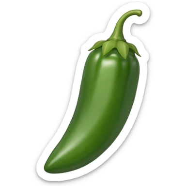 green jalapeno sticker