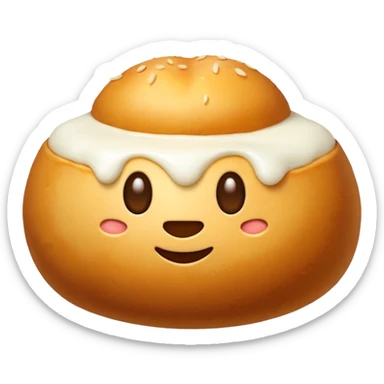 Mozzarella cheese balls sticker