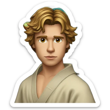 Anakin-Skywalker-(portrait,-front-facing)-shirtless-in-the-style-of-van-gogh sticker