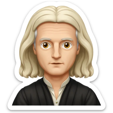 isaac newton sticker