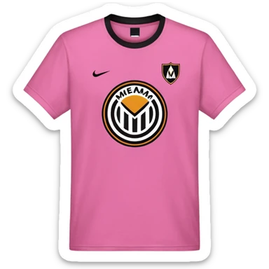Una remera del Inter de Miami rosa sticker
