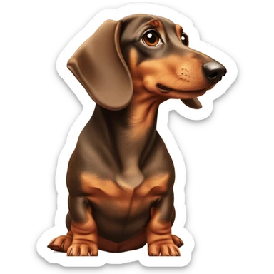dachshund ￼ sticker