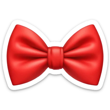 Red bow tie sticker