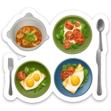 un plat portugais sticker