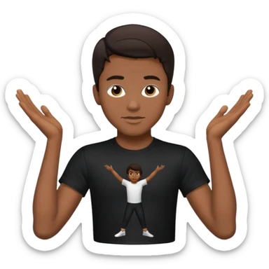 Alvin Aliey Jr, Dancer (1931-1989) with dark brown hair sticker