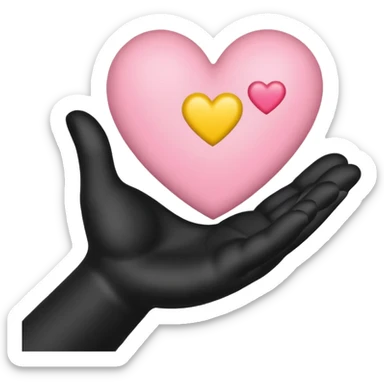 💬 3. Support Heart — “Підтримка”

Символ: сердечко у руці або два маленьких серця поруч
Значення: тепло, підтримка, любов до ком’юніті
Стиль: чорний контур, жовтий або рожевий акцент sticker