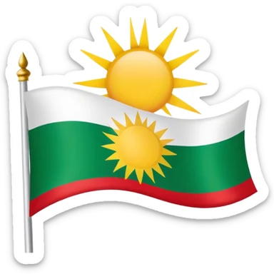 Kurdistan flag emoji sticker