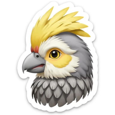 cockatiel bird sticker