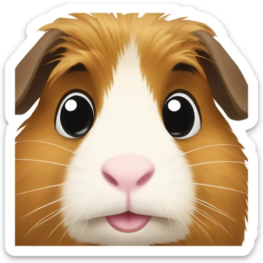 two guinea pigs sticker
