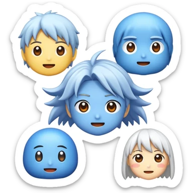 Create emoji pack for telegram with anime Nazo no Kanojo X sticker