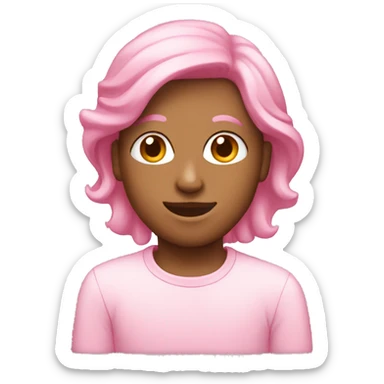 Pink pastel iphone sticker