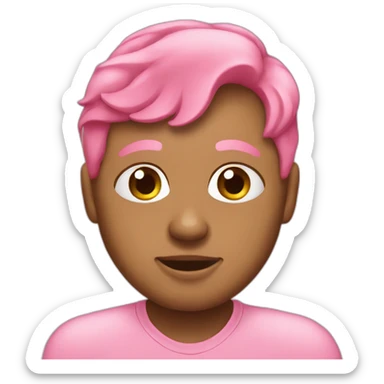 pink rubben cancer sticker