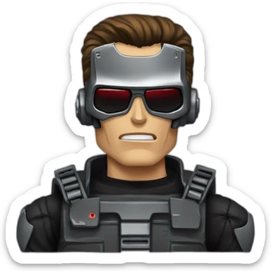 Terminator T-800 sticker