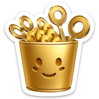 3D icon symbolizing coupon mastery and smart savings, food app context, single object, modern and clean style, soft lighting, isolated, no background
 sticker