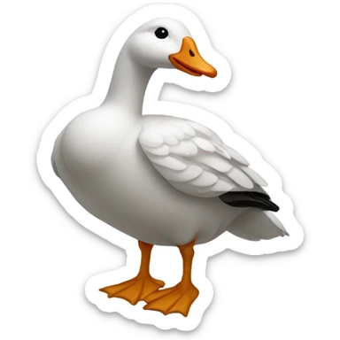 Liberal arts goose sticker