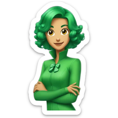 Totally Spies clover sticker