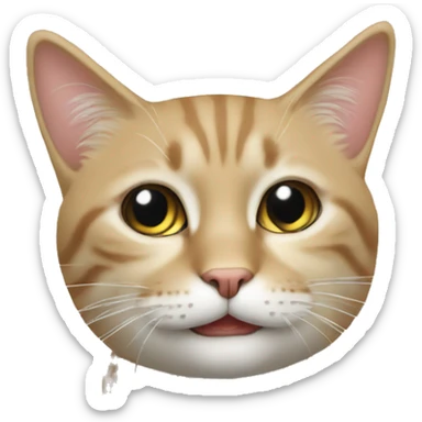 un chat étonné  sticker