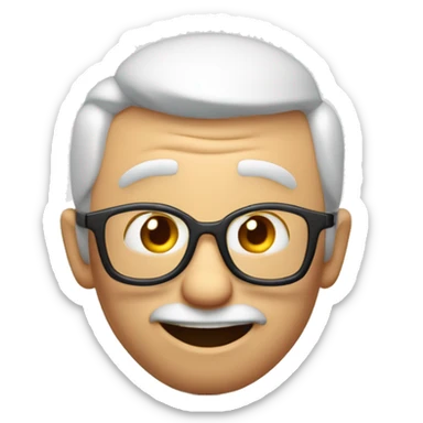 Crie um emoji que represente a emoção de “alegria” no estilo pixar, 3d, de forma ilustrativa em fundo branco sticker