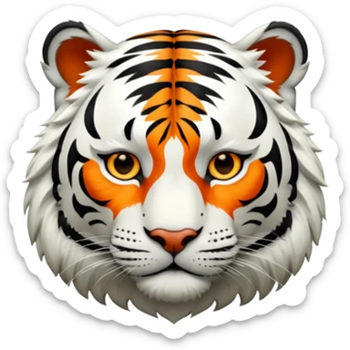 Tigre blanco sticker