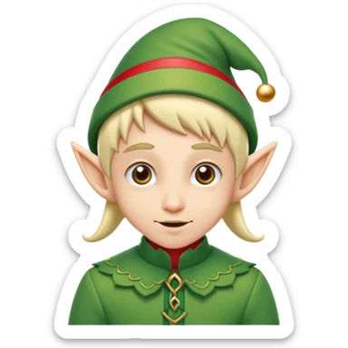 Christmas Elf sticker
