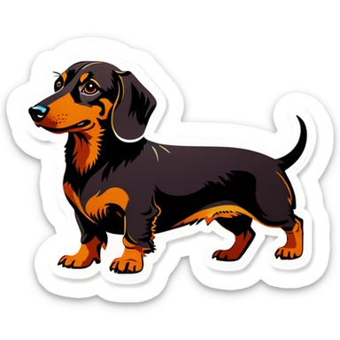 Dachshund sticker