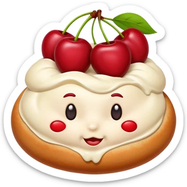 vareniki with cherries  sticker