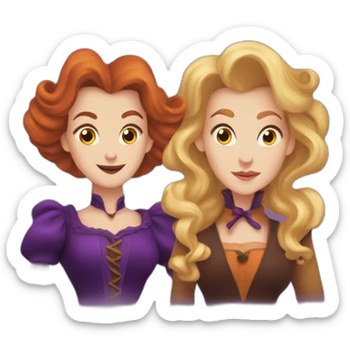 Hocus Pocus Winifred, sarah, and mary sanderson witches sticker