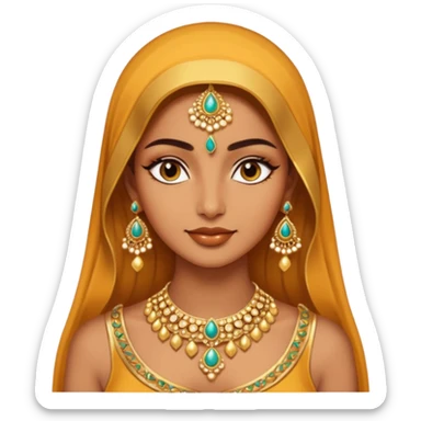 Desi rich aesthetic vibes sticker