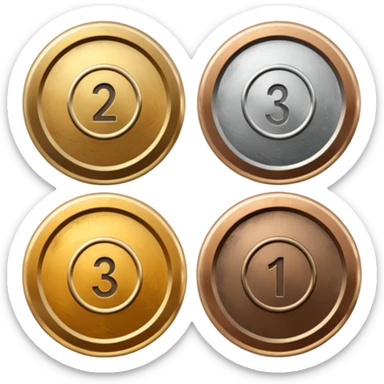 Subscription badges boost by levels first, second, third sticker