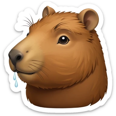 Capybara sticker