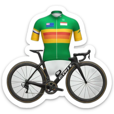 cycling world champion jersey sticker