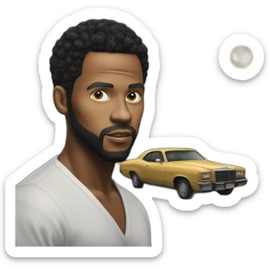 Abel Tesfaye on cover of Dawn Fm album version sticker