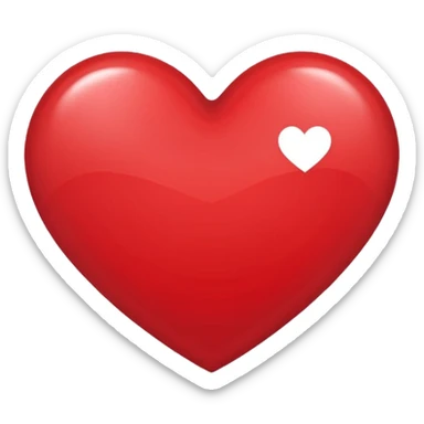 Tone it up og heart logo in ios style sticker