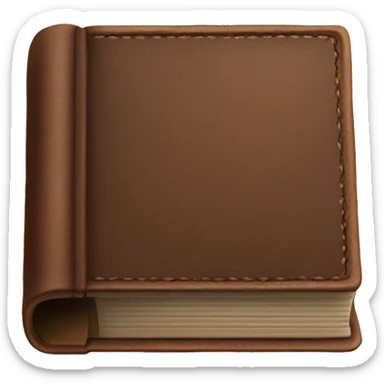 leather book sticker