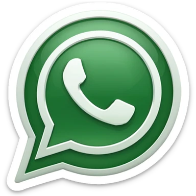 WhatsApp logo sticker