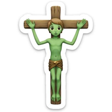 ET-body-on-the-cross sticker