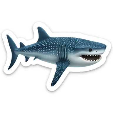 whale shark sticker